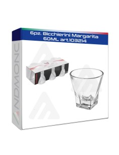 6pz. Bicchierini Margarita 60ML art.103214