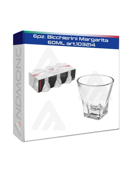 6pz. Bicchierini Margarita 60ML art.103214