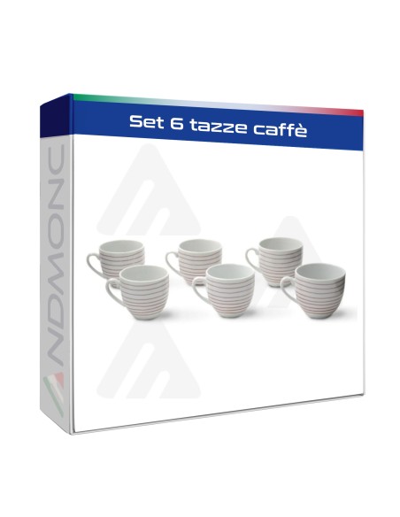 set 6 tazze caffè