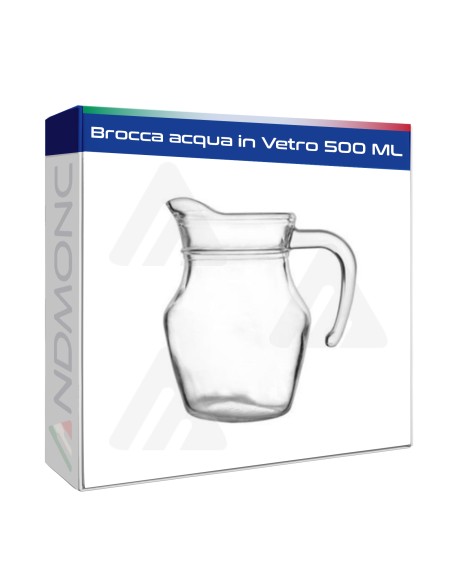 Brocca acqua in Vetro 500 ML