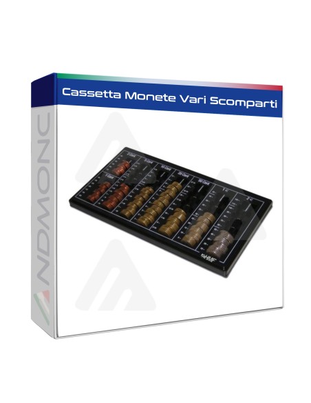 Cassetta Monete Vari Scomparti