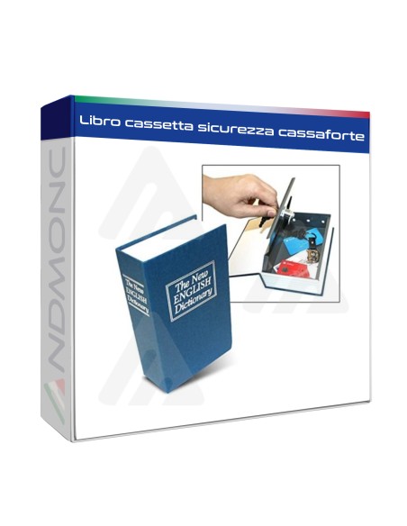 Libro cassetta sicurezza cassaforte