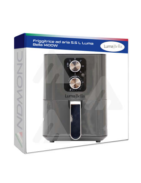 Friggitrice ad aria 5.5 L Luma Bella 1400W
