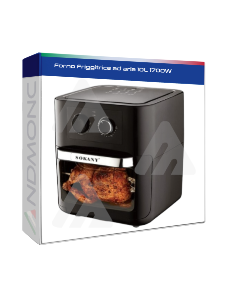 Forno Friggitrice ad aria 10L 1700W