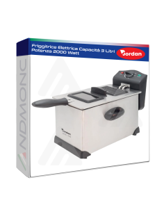 JORDAN Friggitrice Elettrica Capacità 3 Litri Potenza...