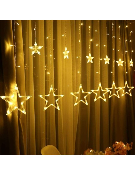 Catena stelle luminosa natale led