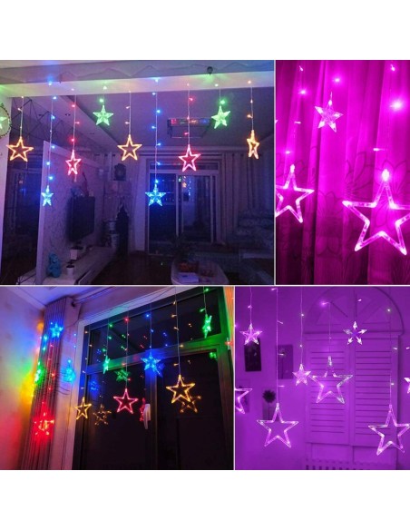 Catena stelle luminosa natale led