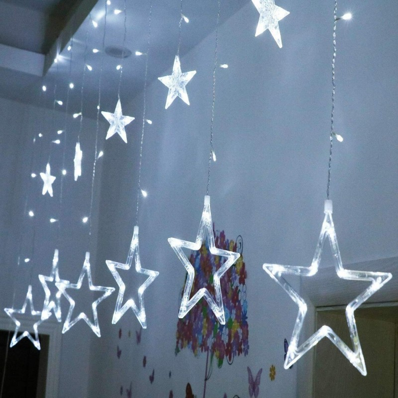 Catena stelle luminosa natale led