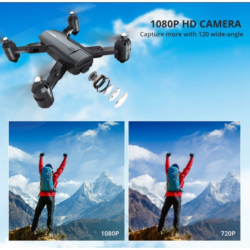 Drone GPS 1080p professionale
