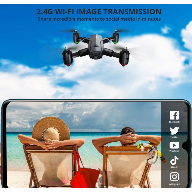 Drone GPS 1080p professionale