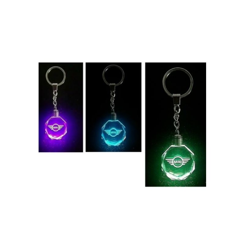 Portachiavi led logo Mini Cooper