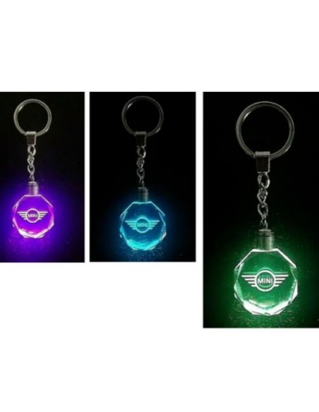 Portachiavi led logo Mini Cooper