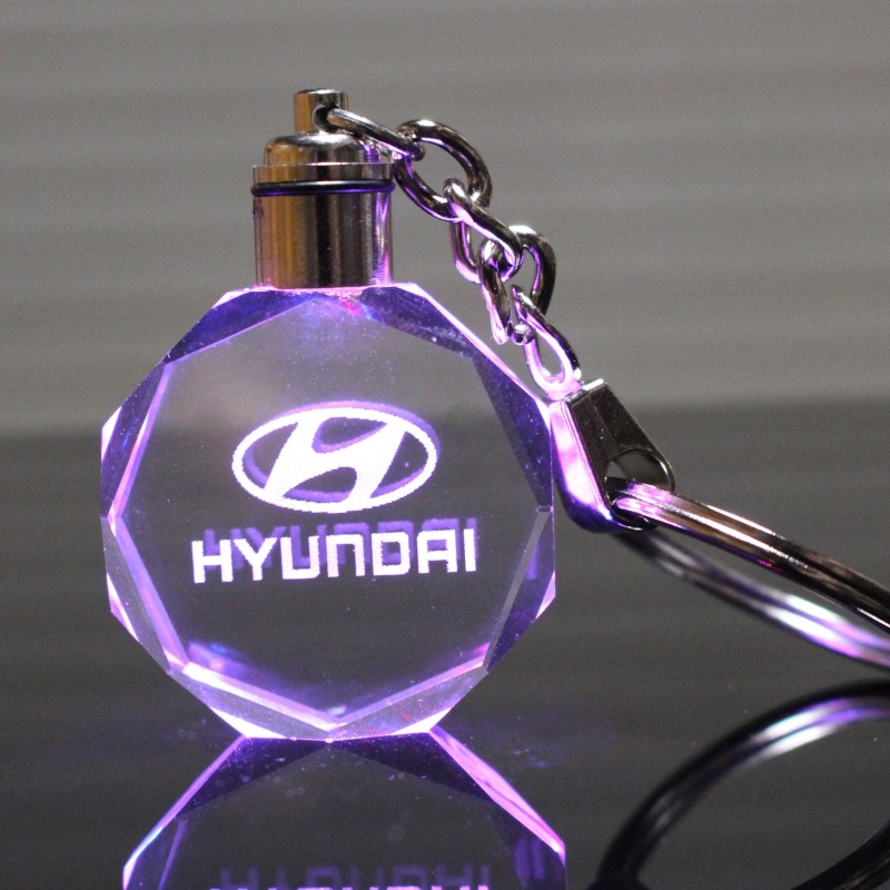 Portachiavi led logo Hyundai