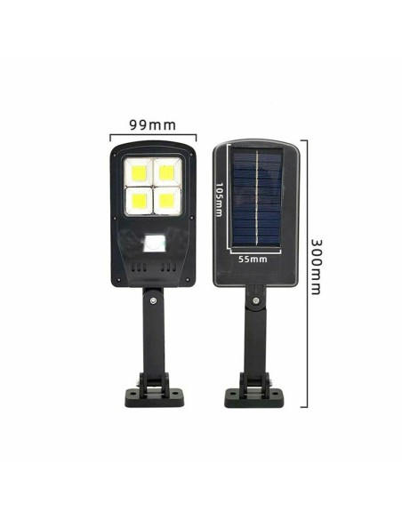 Faro led solare mini lampione 48 cob LED