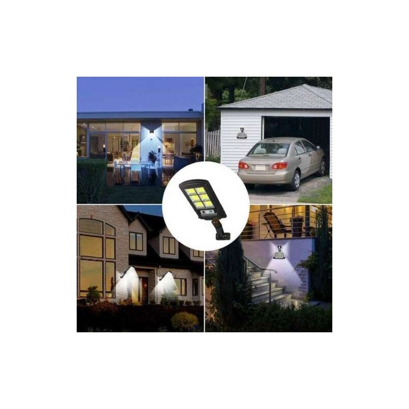 Faro led solare mini lampione 48 cob LED