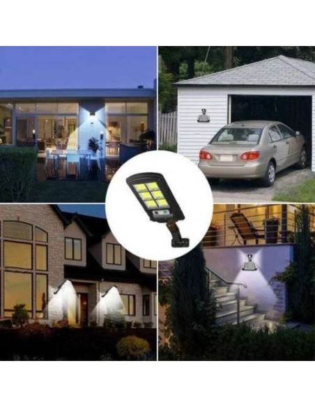 Faro led solare mini lampione 48 cob LED