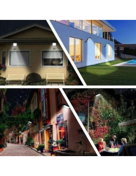 Faro led solare mini lampione 48 cob LED