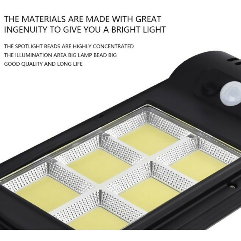 Faro led solare mini lampione 48 cob LED