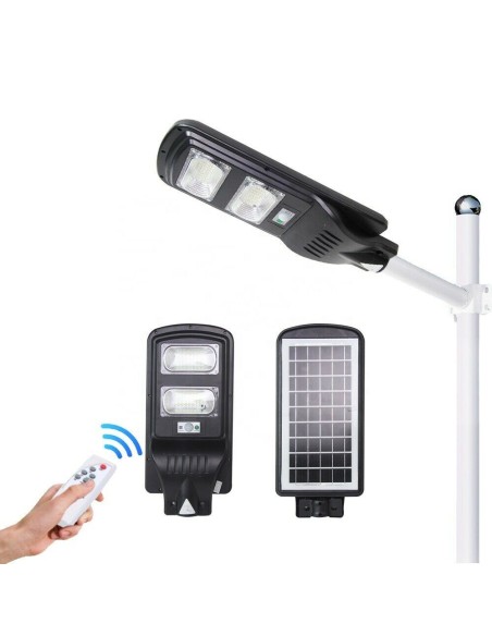 Lampione stradale 60w fotovoltaico staffa