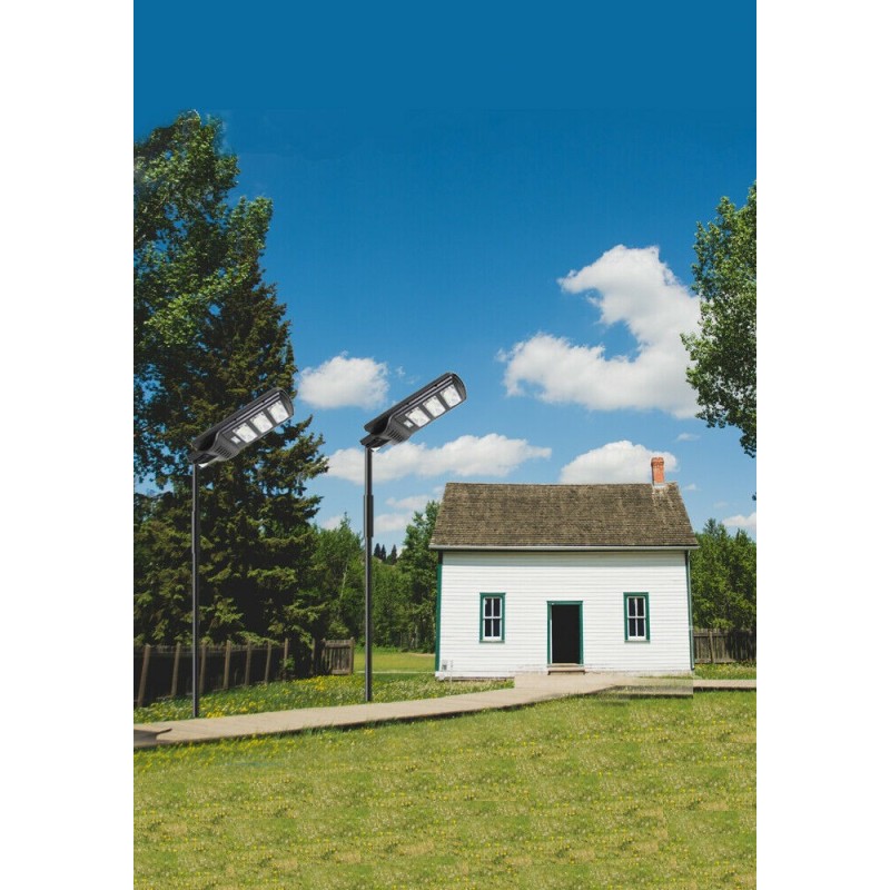 Lampione stradale 60w fotovoltaico staffa