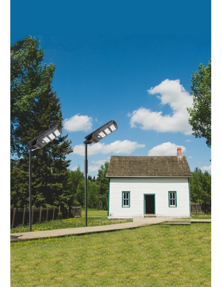 Lampione stradale 60w fotovoltaico staffa