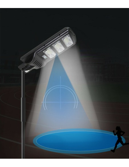 Lampione stradale 60w fotovoltaico staffa