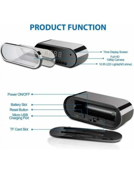 Sveglia telecamera wifi audio video