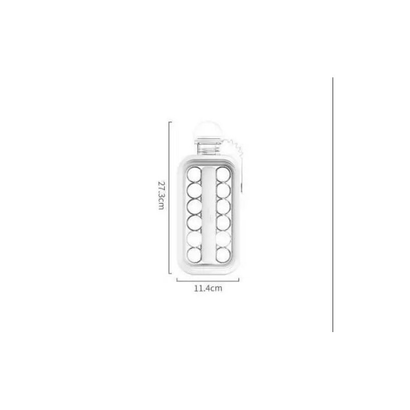 Bottiglia d'acqua 2 in 1 e macchina per cubetti...