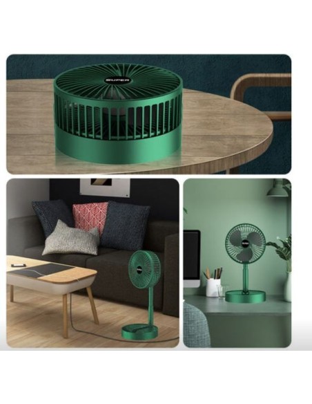 Ventilatore pieghevole senza fili usb 2000mAh