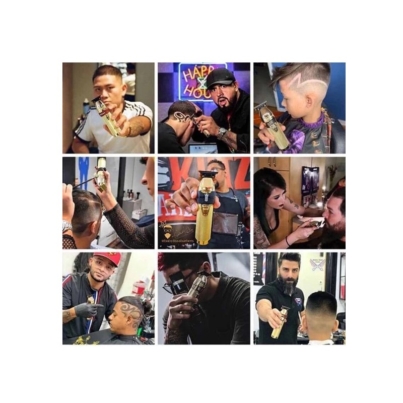 Tagliacapelli elettrico senza fili oro