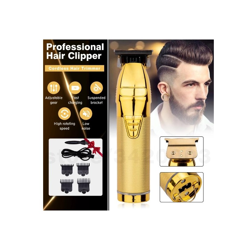 Tagliacapelli elettrico senza fili oro