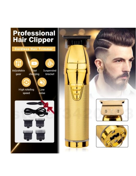 Tagliacapelli elettrico senza fili oro