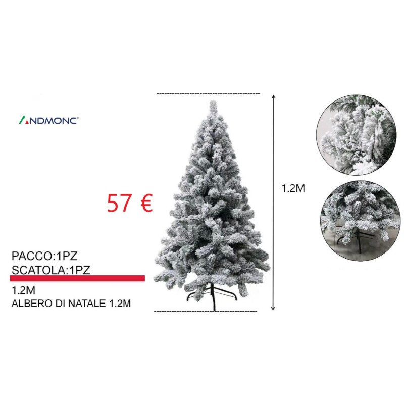 Albero di Natale Innevato cm 120