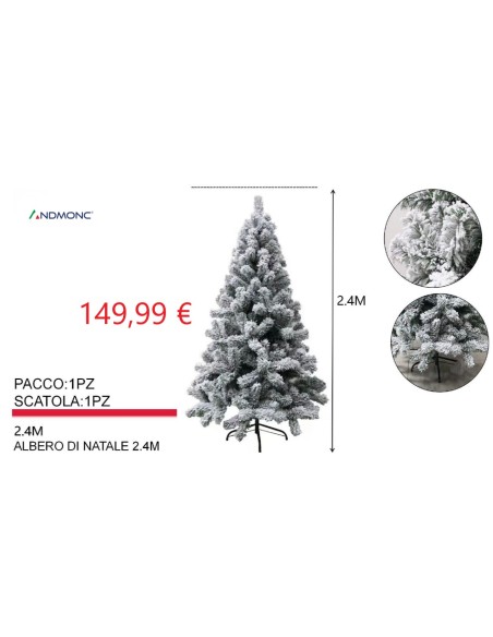 Albero di Natale Innevato cm 240