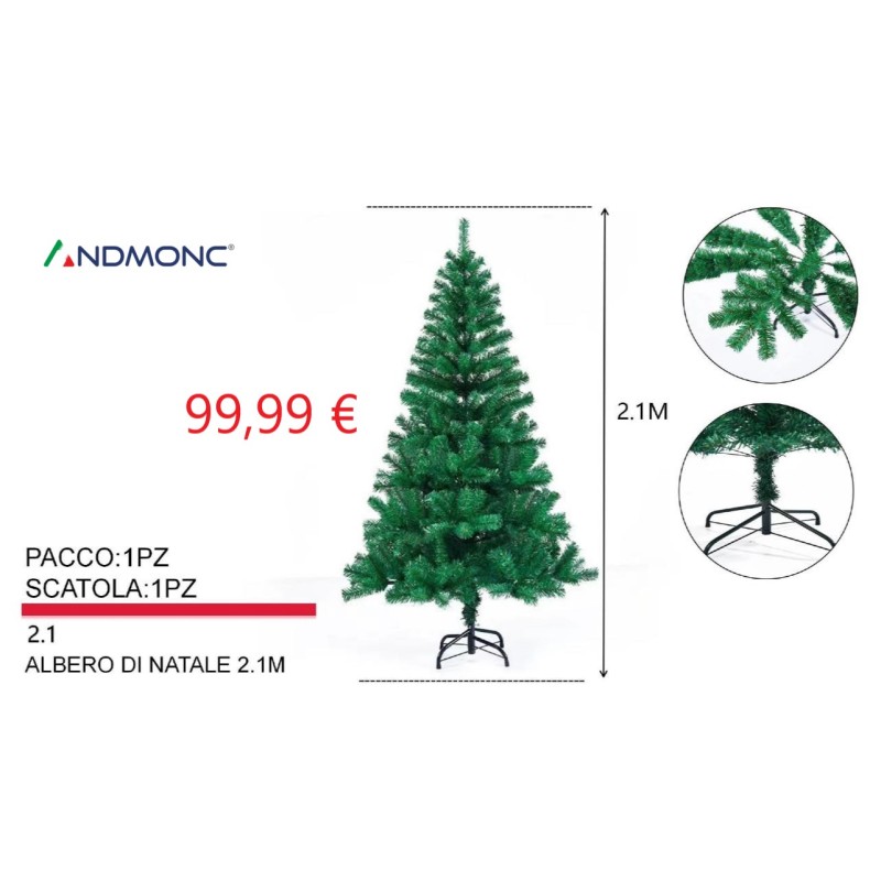 Albero di Natale  cm 210