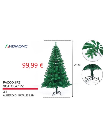 Albero di Natale  cm 210