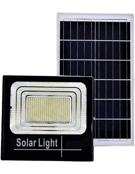 Faro led smd 600W con pannello solare telecomando