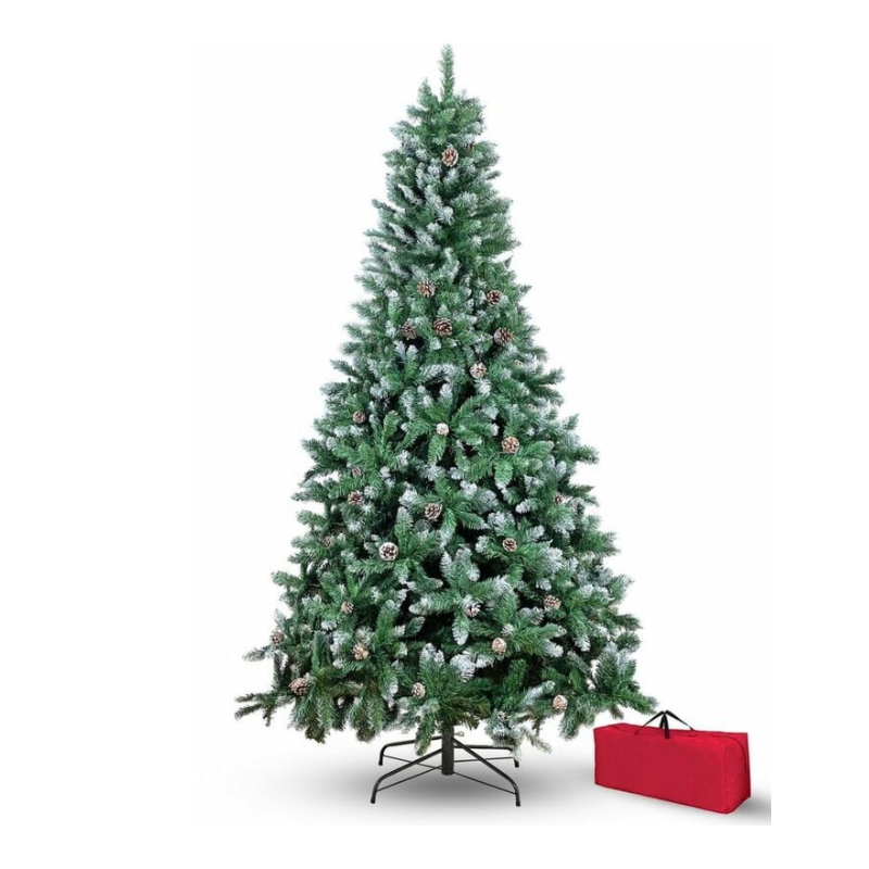 Albero di Natale  cm 180 punte innevate effetto...