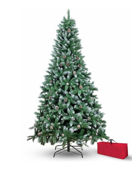 Albero di Natale  cm 180 punte innevate effetto realistico