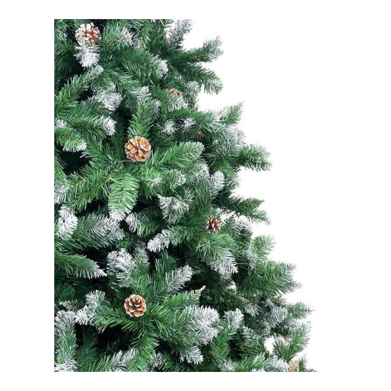 Albero di Natale  cm 180 punte innevate effetto...