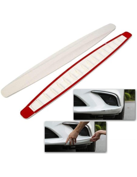 2Pcs Adesivo per strisce antigraffio con protezione antiurto per Paraurti angolare in gomma universale daihatsu