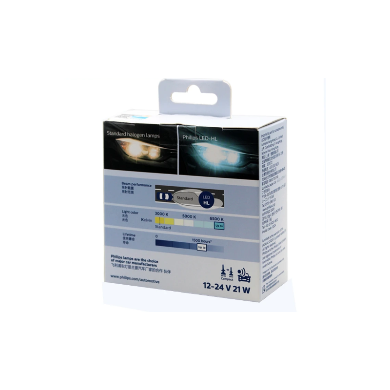 2X LED lampadine fari auto Philips  LED H4