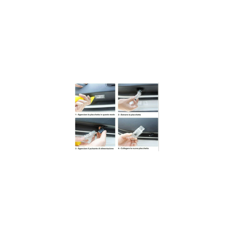 Luci sottoporta Renault con filo