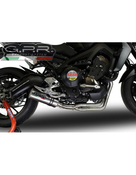 YamahaTracer 920212024M3 Inox Scarico completo racing, fornito con db killer estraibile e collettore, non legale per uso stradal