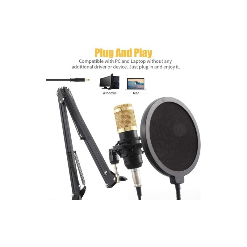 kit Microfono a condensatore professionale per...