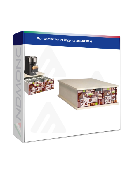 Portacialde in legno 23406H
