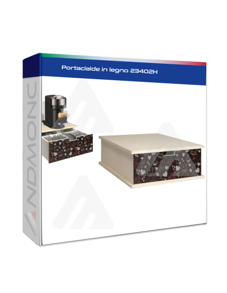 Portacialde in legno 23402H