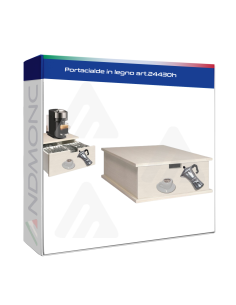 Portacialde in legno art.24430h