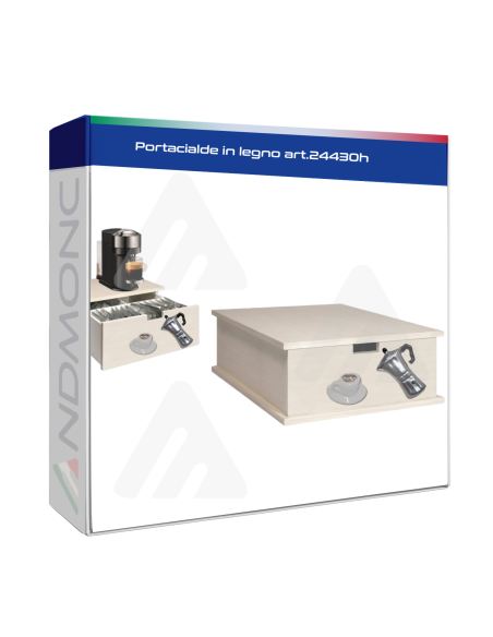 Portacialde in legno art.24430h
