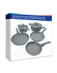 Batteria Di Pentole 12 Pezzi Blumenthal Bavaria Gran...